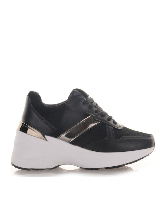 Damen Chunky Sneakers Schwarz