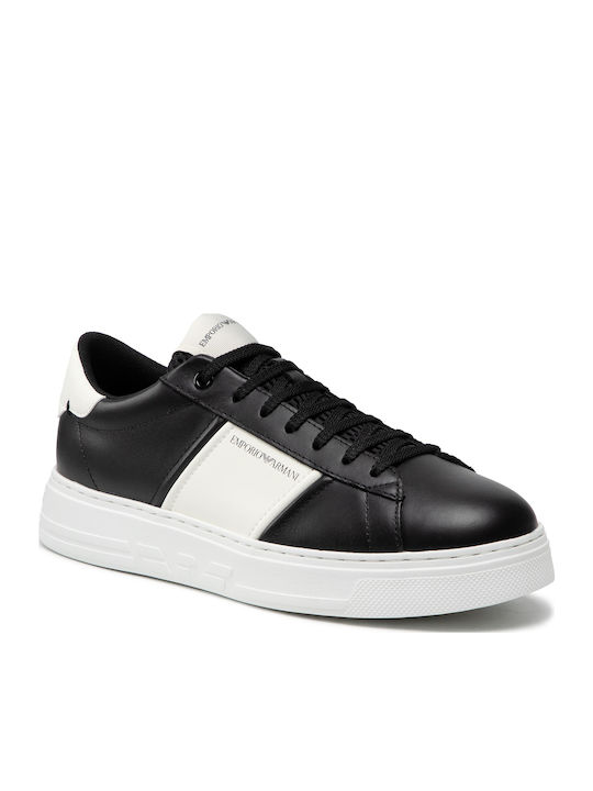 Emporio Armani Sneakers Μαύρα
