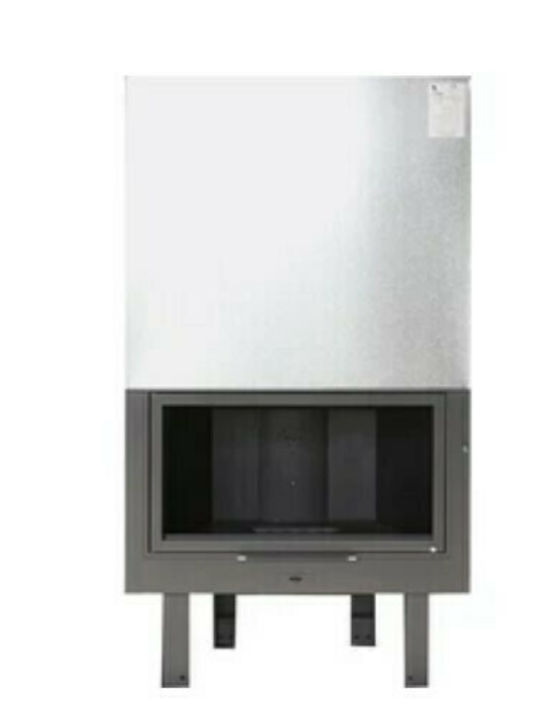 CHytiria Misailidi T-90 Corner 45-90 BG Kaminofen Holz Lüftungskanäle 25kW Rechte Ecke mit einer zu öffnenden Tür