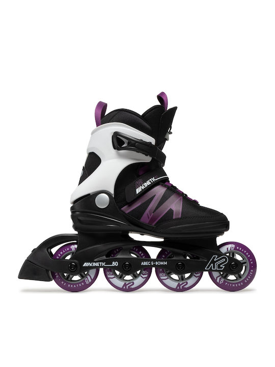 Inline Skates K2 Kinetic 80 Pro Inline Rollers Μαύρα Ενηλίκων