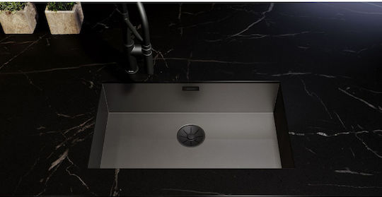 Blanco In Fino Valve Sink with Overflow Black 239975