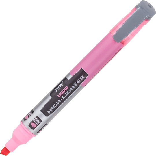 Serve Liquid 187585 Μαρκαδόρος Υπογράμμισης Ροζ 5.5mm