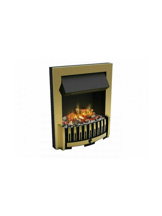 Dimplex Danville Brass Επιδαπέδιο Ηλεκτρικό Τζάκι 2000W 66x68cm Μπρούτζινο
