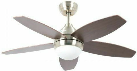 Telco S44-327 Ανεμιστήρας Οροφής 110cm με Φως Wenge