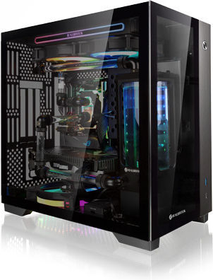 Raijintek Paean Mini Gaming Mini Tower Κουτί Υπολογιστή με Πλαϊνό Παράθυρο Μαύρο