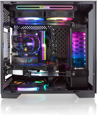 Raijintek Paean Mini Gaming Mini Tower Κουτί Υπολογιστή με Πλαϊνό Παράθυρο Μαύρο