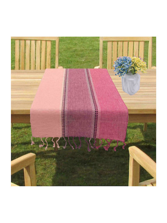 Linea Home Ν629 Ballet Cotton Tablecloth Runner Pink 33x150cm