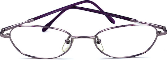 Benetton Metallisch Brillenrahmen Lila UCB383 450