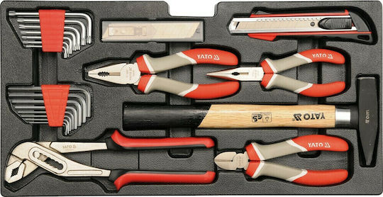 Yato Werkzeugkoffer mit 80 Werkzeugen