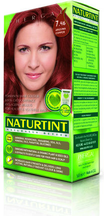 Naturtint Permanent Hair Color Hair Dye No Ammonia 7.46 Intense Copper Red