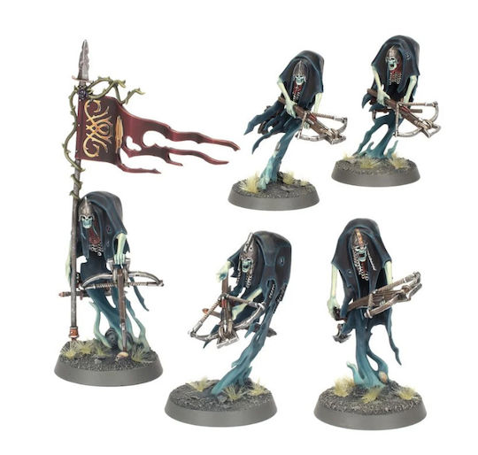 Games Workshop Warhammer Age of Sigmar - Nighthaunt: Craventhrone Guard Unpainted Figures 99120207097