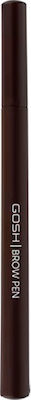 Gosh Brow Hair Stroke Semi Tattoo Ink Liner Eyebrow Pen 003 Dark Brown 24h