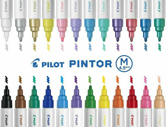 Pilot Pintor Medium Μαρκαδόρος Σχεδίου Light Green 1.4mm
