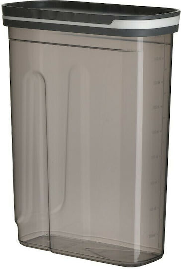 Click General Use Box with Lid Plastic Grey 2700ml