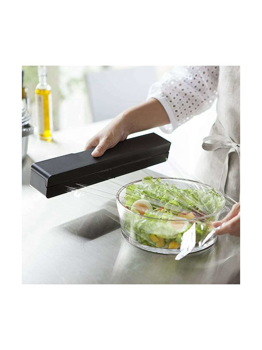 Yamazaki Plastic Roll Dispenser Black 32.6x5.5x5cm 3248