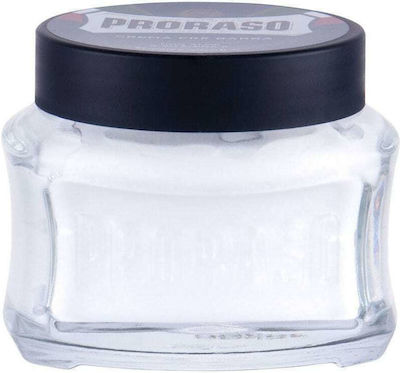 Proraso Blue Pre Shave Cream with Aloe Vera for Dry & Sensitive Skin 100ml