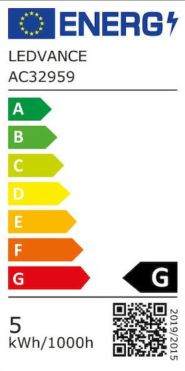 Ledvance Bec Smart FS1 LED 4.5W pentru Dulie E27 și Formă ST64 RGB 300lm Reglabil în intensitate