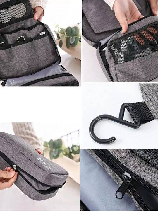 Toiletry Bag in Black color 23cm