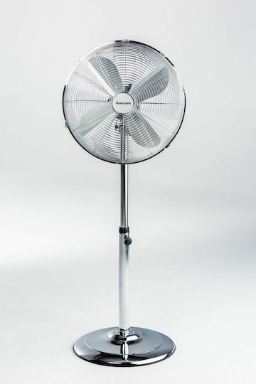 Ravanson Inox Pedestal Fan 50W 45cm Silver