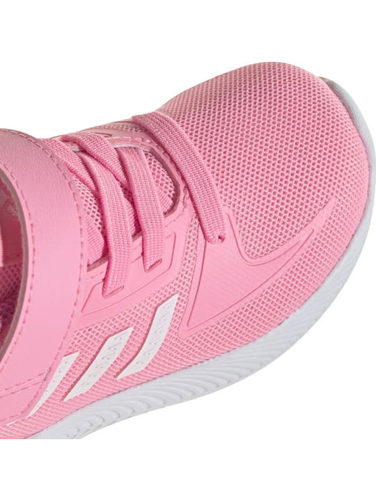 Fortarun Runfalcon 2.0 I Kids Sports Shoes Running with Hoop & Loop Closure Beam Pink / Cloud White / Pulse Magenta