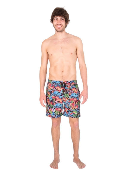 Men's Swimwear Multicolour Floral Shorts MBS0011030 H010