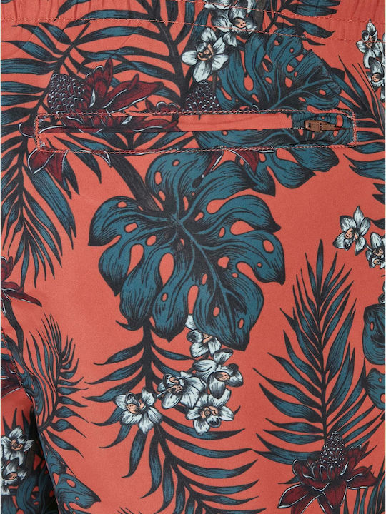 Ανδρικό Μαγιό Σορτς Πορτοκαλί Floral