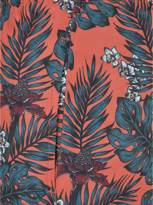 Ανδρικό Μαγιό Σορτς Πορτοκαλί Floral