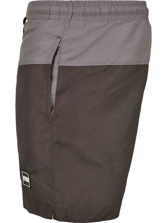 Men's Swimwear Shorts Black Bird / Asphalt Striped