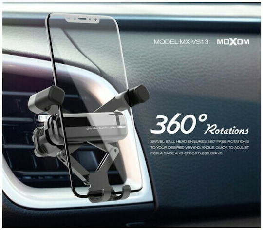Moxom Car Mobile Mount with Adjustable Hooks Black