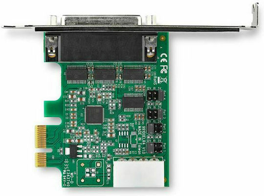 StarTech PCIe Card with 4 RS232 DB9 Serial Ports