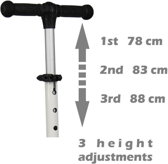 Bebe Stars Παιδικό Πατίνι X-Ride Τρίτροχο για 3+ Ετών Πολύχρωμο