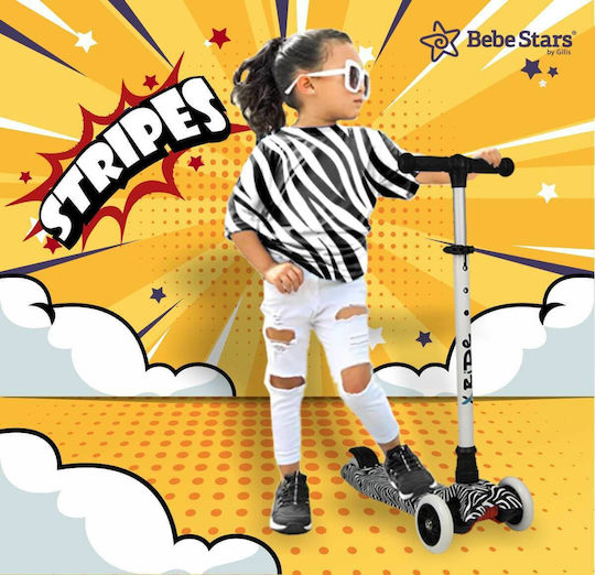 Bebe Stars Παιδικό Πατίνι X-Ride Τρίτροχο για 3+ Ετών Λευκό