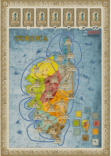 Erweiterungsspiel Concordia: Gallia / Corsica (EN) für 2-5 Spieler Ab 12+ Jahren Pd Verlag