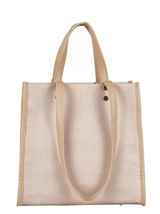 Modissimo Leather Women's Bag Shoulder Beige