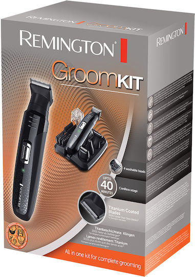 Remington Set Rechargeable Hair Clipper Black PG6130
