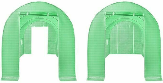 Outsunny Garden Greenhouse Tunnel with Metal Frame 4.5x2x2m