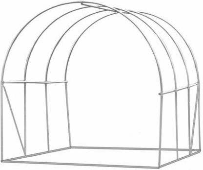 Outsunny Garden Greenhouse Tunnel with Metal Frame 4.5x2x2m
