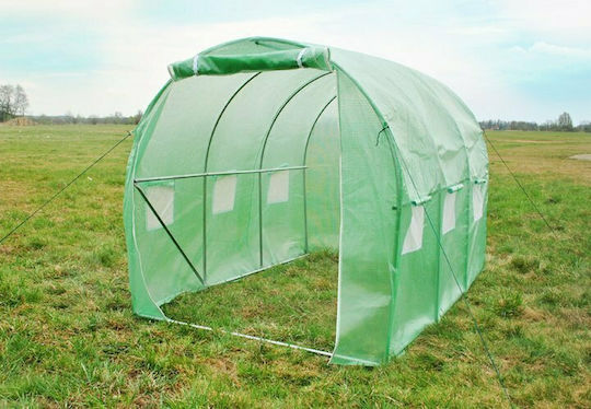 Outsunny Garden Greenhouse Tunnel with Metal Frame 4.5x2x2m