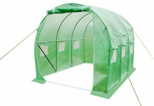 Outsunny Garden Greenhouse Tunnel with Metal Frame 4.5x2x2m