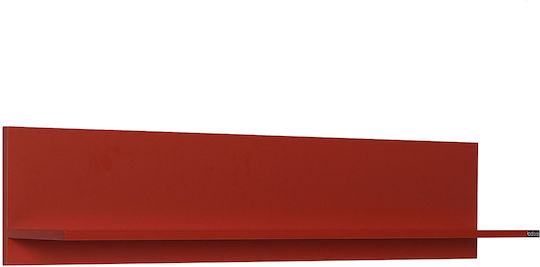 Regal Wand Red 120x25x20cm