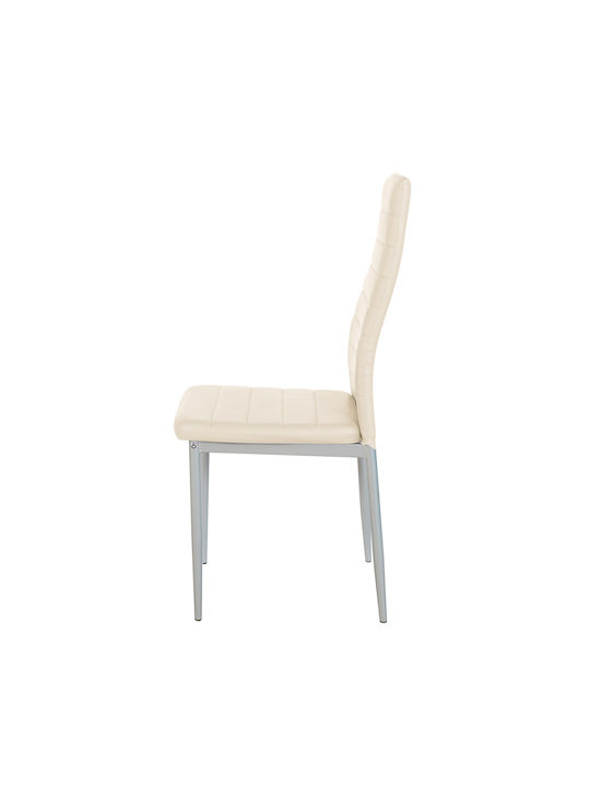 Rose Scaune Sala de mese Bej închis 1buc 53x39x96buc