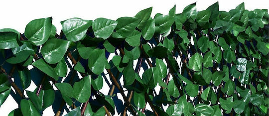Grasher Foliu artificial în Trellis cu foaie dublă și pergolă din lemn 1x2m Grasher Foliu artificial în Trellis cu foaie dublă și pergolă din lemn 1x2m