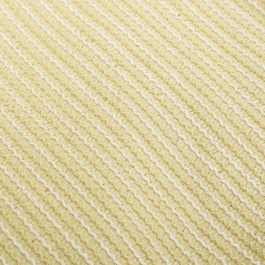 vidaXL Rectangular Shade Sail Beige With Hoop 2.5x5m 160gr/m²