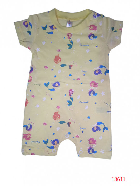 Dreams by Joyce Baby Bodysuit Set Short-Sleeved Yellow Blue