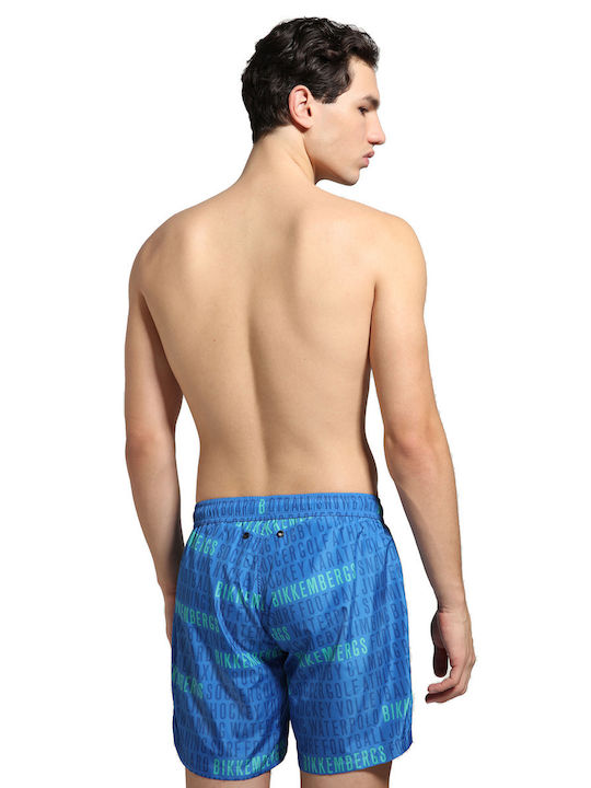 BIKKENBERGS Medium Boardshorts BKK1MBM17 Blue (Μπλε)