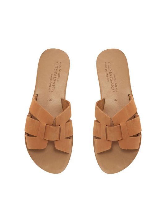 Damen Sandalen Clematsakis geflochten faux orange 835