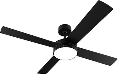 Cecotec EnergySilence Aero 5200 Black Line 05990 Ventilator de Tavan 132cm cu Lumină și Telecomandă Negru