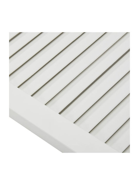 vidaXL Rectangular Bookcase Door made of Solid Wood in White Color 99.3x49.4cm 151172 1pcs