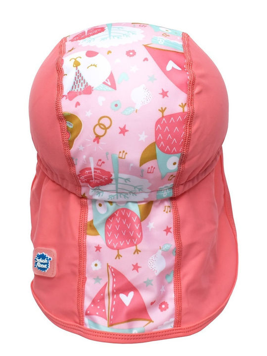 Splash About Kids' Hat Jockey Fabric Sunscreen Pink