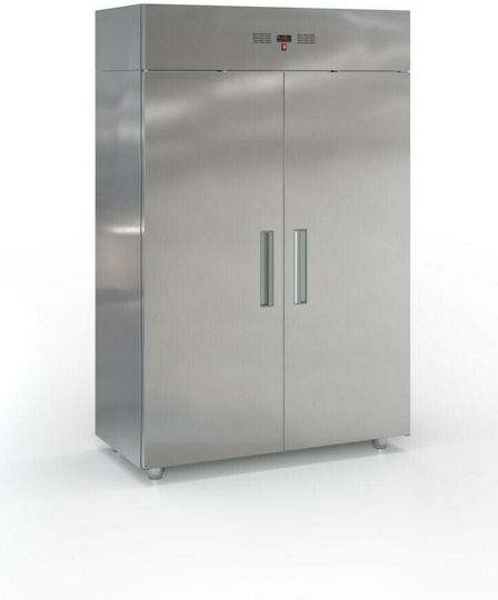 Inox Dobros Gewerblicher Gefrierschrank 1260lt Inox mit 2 Türen P144 x B83 x H205cm